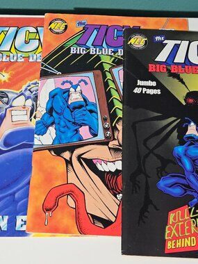 The Tick Big Blue Destiny Ashcan Limited Edition #3 #5 Lot of 3 Issues NEC C-044